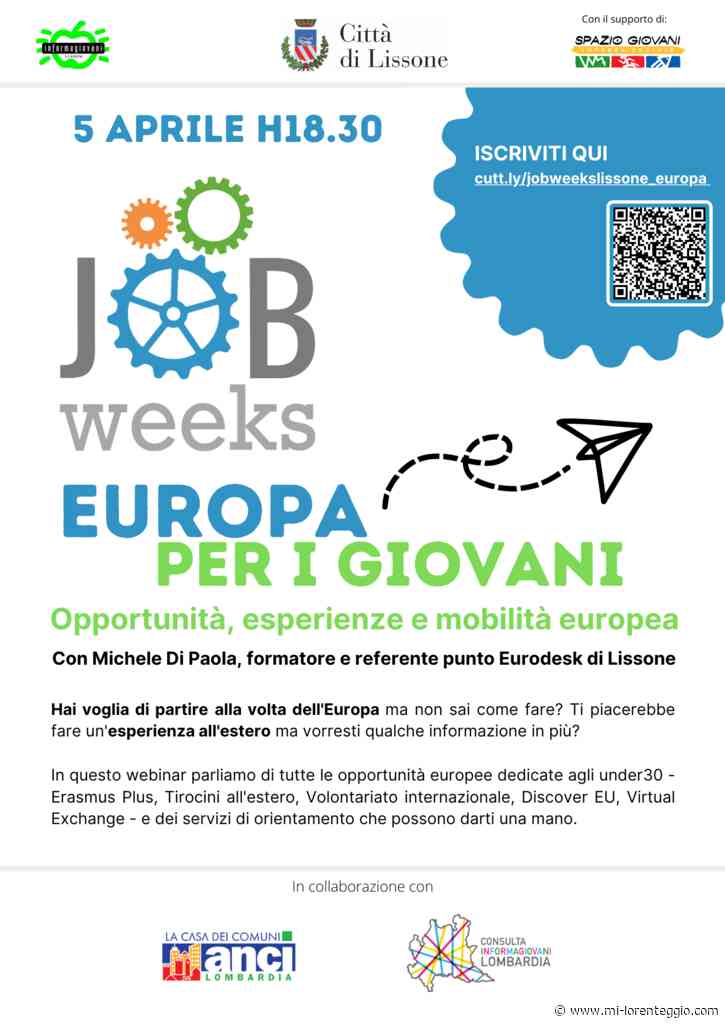 Job Weeks 2022: il Comune di Lissone con il suo Inforientagiovani «accompagna» gli studenti verso il mondo del lavoro - MI-LORENTEGGIO.COM - LE ULTIME NOTIZIE DI CRONACA, POLITICA, ANNUNCI, SPORT, FOTO E VIDEO DI MILANO E LA LOMBA - Mi-Lorenteggio