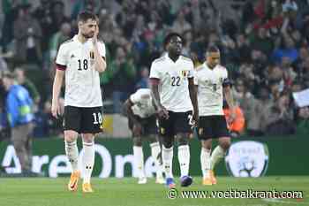 Rode Duivels laten zich kaas van het brood stelen en zijn nummer 1 ter wereld af na erg makke prestatie in Ierland