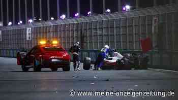 Formel 1: Perez holt sich die Pole - brutaler Crash von Schumacher überschattet Qualifying