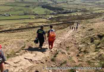 Person on Pendle Hill flown to hospital by air ambulance