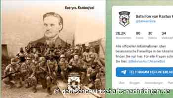 „Bataillon Kastuś Kalinoŭski“ aus Belarus schließt sich ukrainischer Armee an