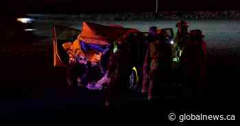 Calgary police investigating serious morning crash on Deerfoot Trail