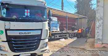 Spendentransport der Kreisstadt Merzig ist an ukrainischer Grenze angekommen - Saarbrücker Zeitung