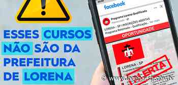 A Prefeitura de Lorena informa - Prefeitura de Lorena (.gov)