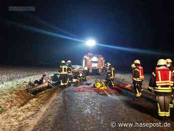 Autofahrer bei Zusammenstoß in Dissen eingeklemmt - HASEPOST – Die Online Zeitung für Osnabrück