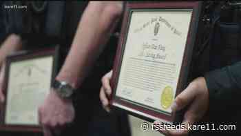 St. Paul Police officers presented prestigious award after saving the life of a teen shot in the neck