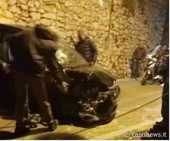 Pauroso incidente d'auto in via Provinciale Capri Anacapri - Capri News