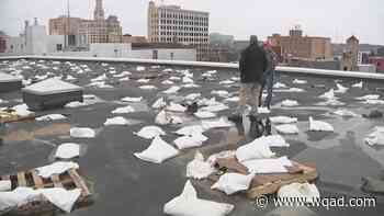 Scott Co. sheriff gives tour of leaky jail roof damage following storm - WQAD Moline