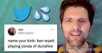 Adam Scott Appreciates Your Love Of Calzones And Cones Of Dunshire While Reading Thirst Tweets - BuzzFeed