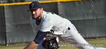 Baseball sweeps Amherst, 8-0 and 7-4, behind Maestri, Hall - Brandeis Athletics