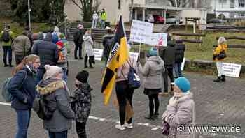 Impfgegner demonstrieren in Kernen: 100 Teilnehmer auf Rommelshausener Schulhof - Rems-Murr-Kreis - Zeitungsverlag Waiblingen