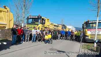 Diesel-Protest - Brummi- und Traktorfahrer legen Verkehr in Balingen lahm - Schwarzwälder Bote
