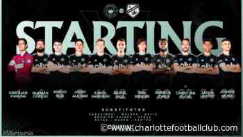 Starting XI | Charlotte FC vs FC Cincinnati - Charlotte FC