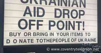 Coventry city centre's LUSH store becomes city's main Ukraine donation point - Coventry Live