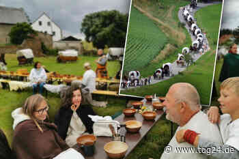 Chemnitz: Die Siedler sind zurück - Mit Planwagen wird an die Zivilisierung Sachsens erinnert - TAG24