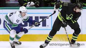Pettersson scores twice, Canucks rally past Stars 4-1 - Lethbridge News Now