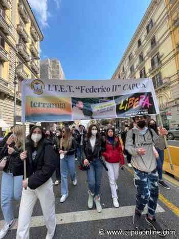 Capua: L'ITET Federico II partecipa alla XXVII Giornata della Memoria e dell'Impegno in ricordo delle vittime innocenti delle mafie - Capuaonline.com