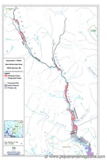 Motor vehicle restrictions coming to Upper Squamish River - Pique Newsmagazine