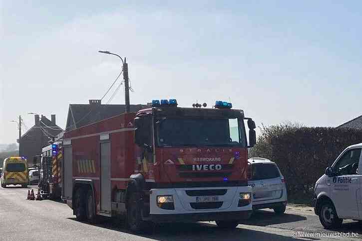 Agressieve bewoner schopt brandweerman die komt helpen blussen