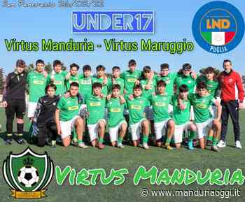 ALLIEVI PROVINCIALI - La Virtus Manduria batte la Virtus Maruggio e si conferma capolista del girone - ManduriaOggi