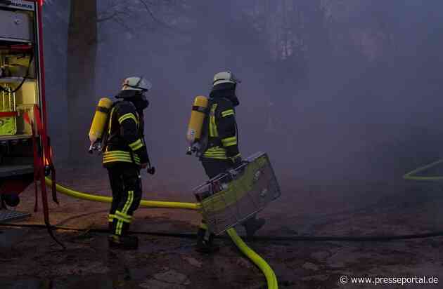 FW Lüchow-Dannenberg: Kellerbrand bei Lüchow - Wäschetrockner in Brand geraten