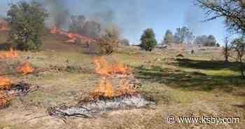Planned burn ignites 250 acres near Creston starting Wednesday - KSBY News