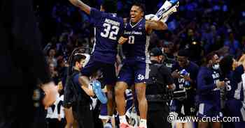 March Madness Elite 8: How to Watch, Live Stream Miami vs. Kansas, Saint Peter's vs. North Carolina     - CNET