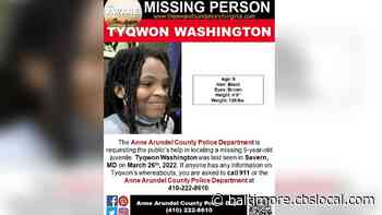 Anne Arundel County Police Seek Missing Boy