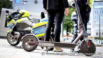 Augsburg: Betrunken auf dem E-Scooter: Augsburger bekommen Ärger mit der Polizei | Augsburger Allgemeine - Augsburger Allgemeine