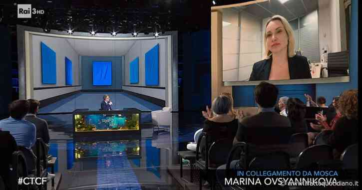 Guerra Russia-Ucraina, Marina Ovsyannikova da Fazio: “Ora il tg per per cui lavoravo trasmette le notizie con un minuto di ritardo. Vietato nominarmi”