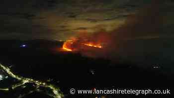 Fire crews called to several fires near Lee Mill Quarry
