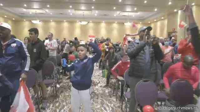 Calgary's young soccer players eagerly watched Canada's men's team at World Cup qualifier