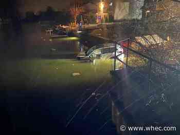 DWI leads to car crash and submerged vehicle