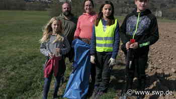 Flurputzete in Gaildorf: Frühjahrsputz in Gaildorf: 80 Freiwillige klauben den Müll aus der Flur - SWP