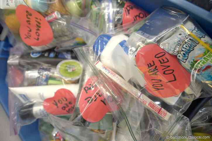 Baltimore Volunteers Are Supporting U.S. Troops With Care Packages
