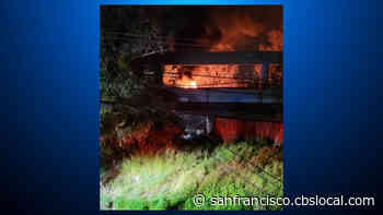 UPDATE: BART and Caltrain Service Resume in San Bruno After Late-Night Fire - CBS San Francisco
