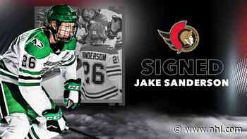 Ottawa Senators sign defenceman Jake Sanderson to entry-level contract - NHL.com