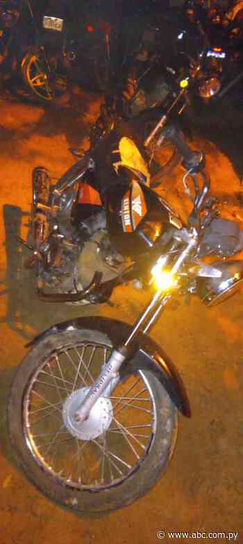 Recuperan partes de una moto robada del centro de salud de Guarambaré - ABC Color