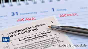 Elektronische Krankschreibung Der „gelbe Schein“ wird digital - kfz-betrieb