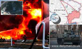 Putin's forces 'encircle' Ukrainian soldiers in east and missiles hit food and fuel depots - Daily Mail