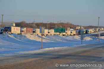 UPDATE: Semis line-up for 15 kms west of Virden on icy Trans Canada - Virden Empire Advance