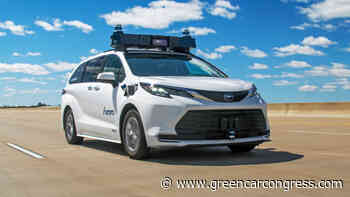 Aurora unveils ride-hailing test fleet based on Toyota Sienna; testing in Texas - Green Car Congress