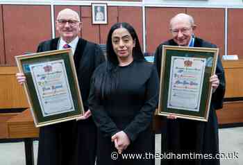 Inspirational pair receive highest honours from Oldham Council - The Oldham Times