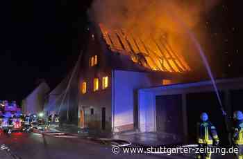 Hausbrand in Horb am Neckar - Feuer richtet hohen Schaden an - Stuttgarter Zeitung