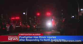 Firefighter has minor injuries after responding to North Austin home - CBS News