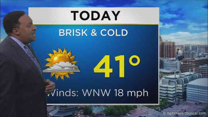 Maryland Weather: Cold Start To Our Week, But Warmth Is On The Way