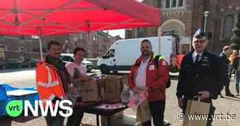 Oefening om nooddrinkwater uit te delen in Leuven goed verlopen - VRT NWS