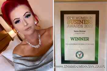 Dartford mum wins Kent ‘Young Business Woman of the Year’