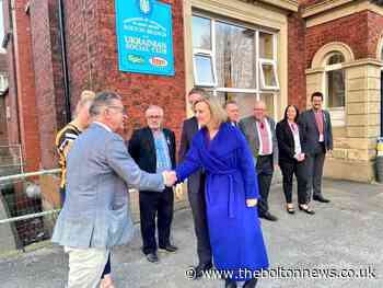 Foreign Secretary Liz Truss visits Bolton Ukrainian Club - The Bolton News