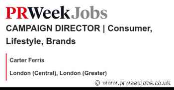 Carter Ferris: CAMPAIGN DIRECTOR | Consumer, Lifestyle, Brands